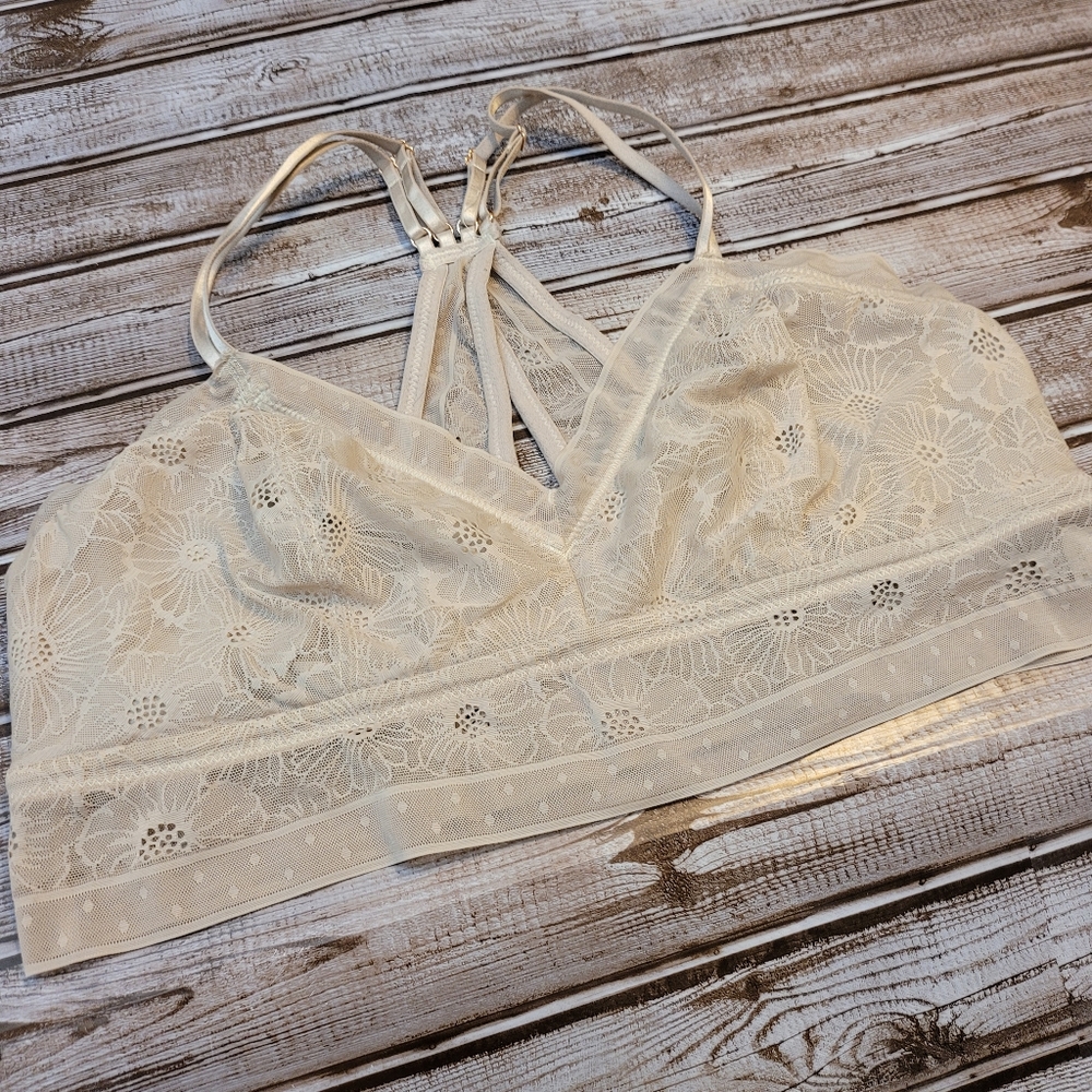 Aerie nude lace bralette